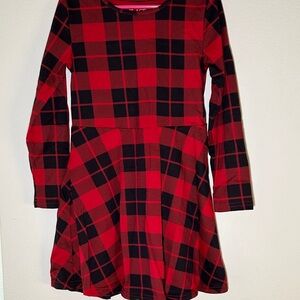 The Children's Place Red and Black Plaid Dress